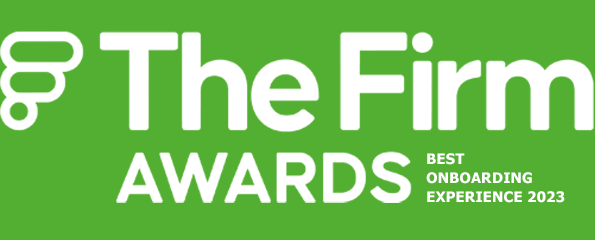 The Firm awards - Best Onboarding Experience 2023 winner logo